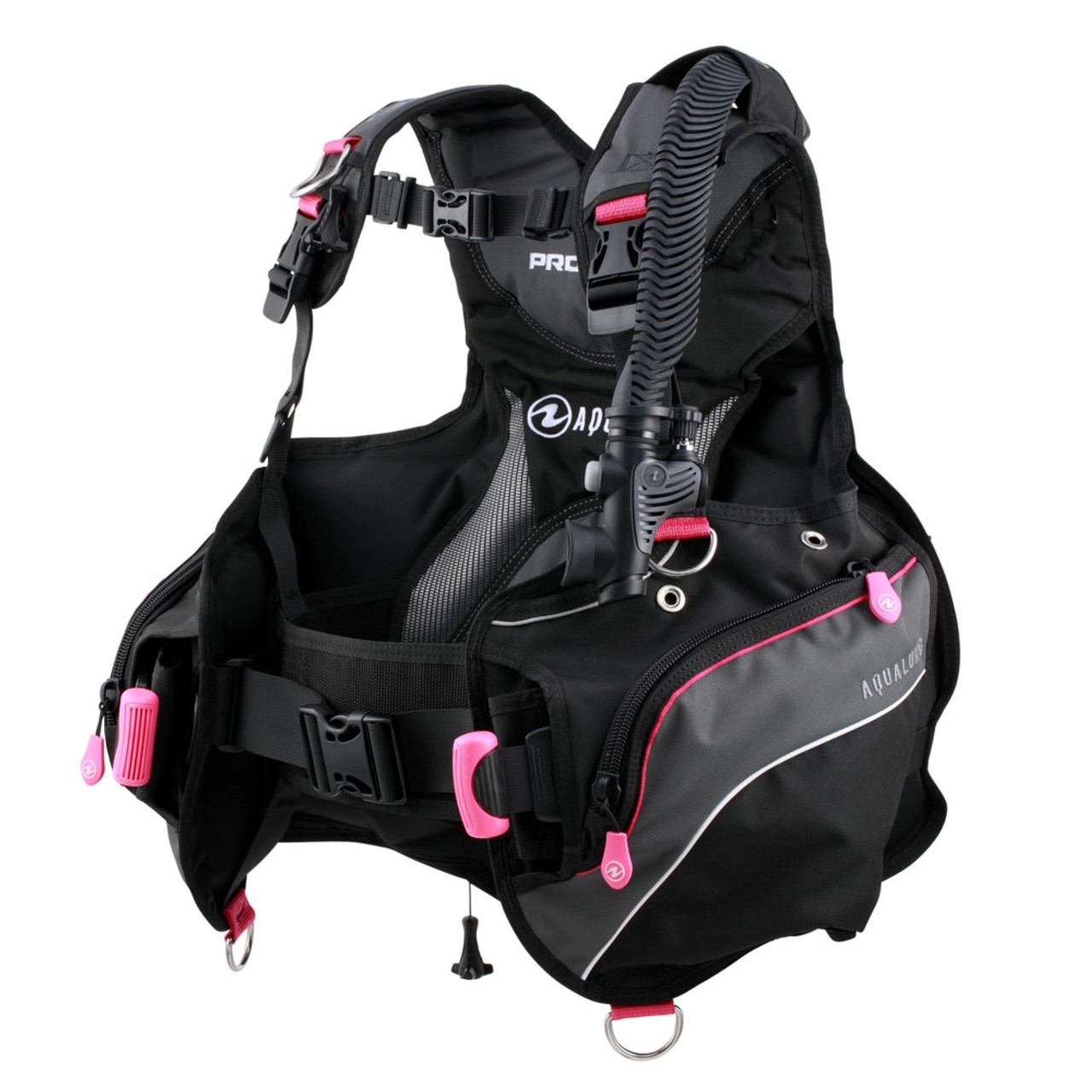 Aqua Lung - ダイビング　BCD Aqua Lung Pro HD BCD - Women - Black/Pink - DolphinScuba.com